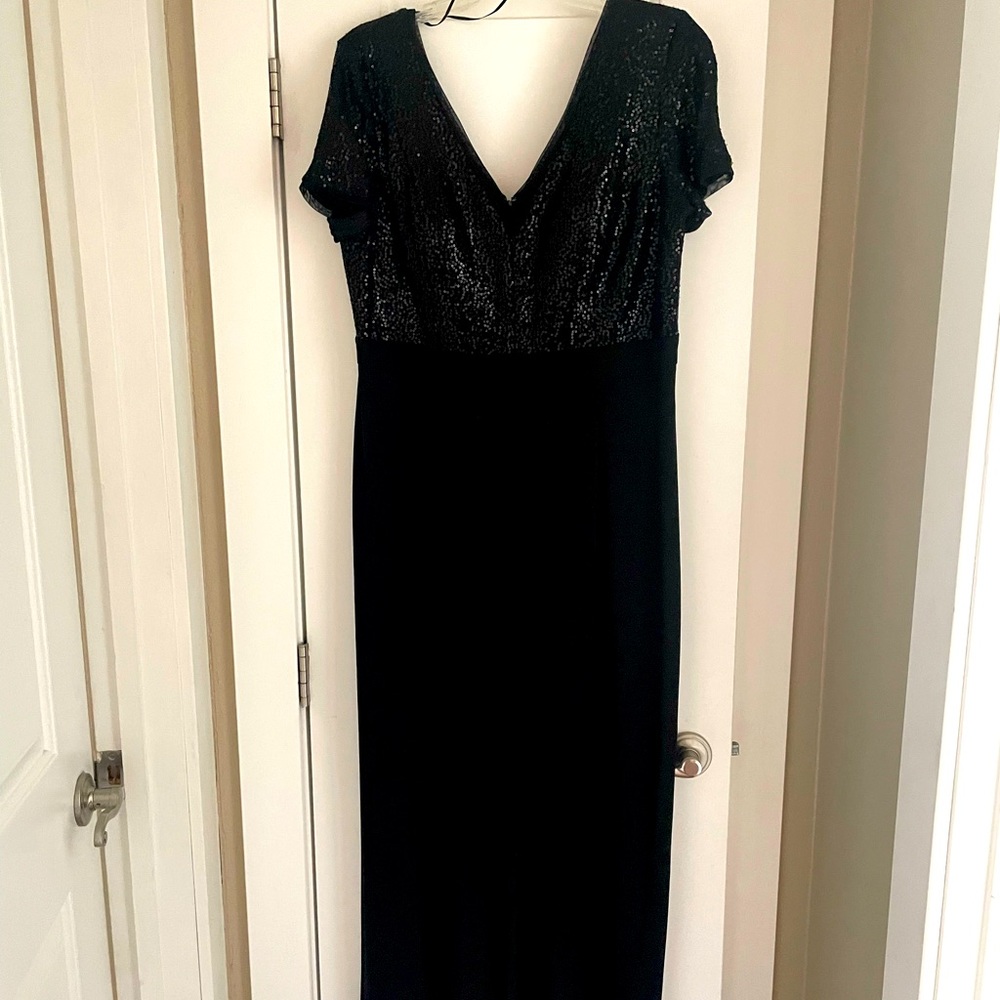 Womens Holiday Jumpsuit size 14 sequin top